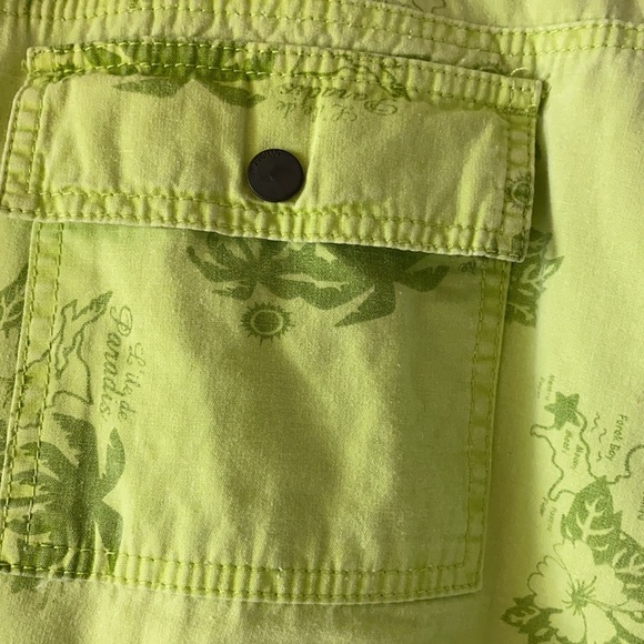 Cute Cotton Tropical Capris - size 13 - Picture 7 of 8